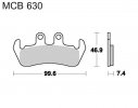 Brzdové destičky LUCAS MCB 630 organické